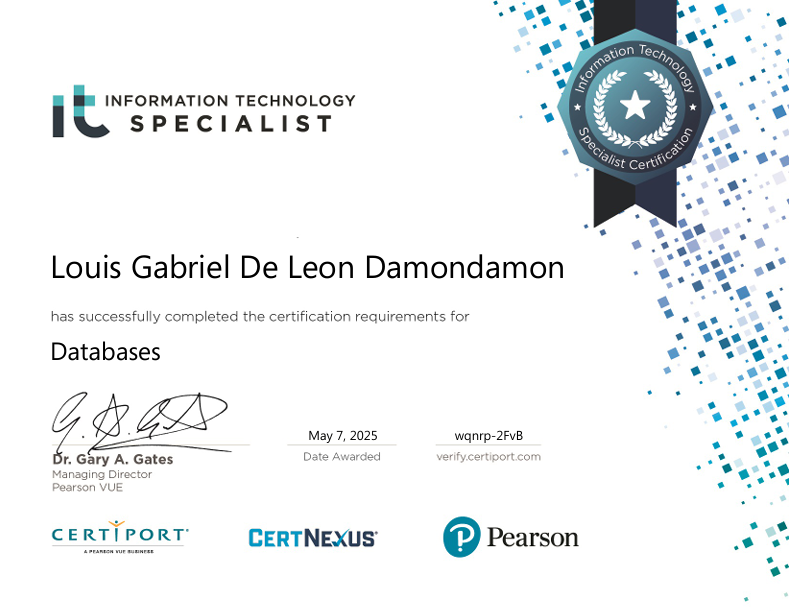 damondamon_databases_certificate