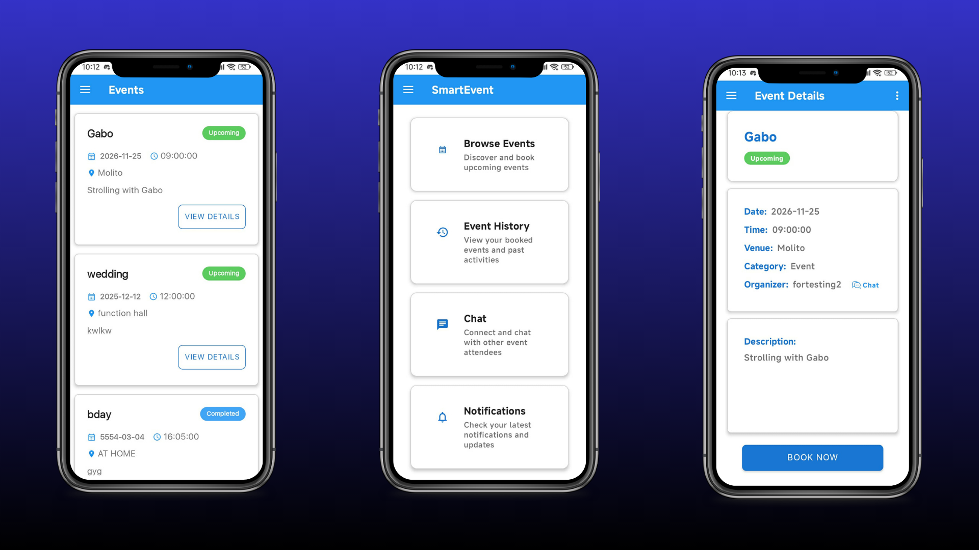 SMARTEVENT: Event Organizer